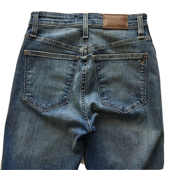 Madewell‎ Curvy High-Rise Skinny Jeans Drop Step-Hem Edition Size 25 - Picture 6 of 12